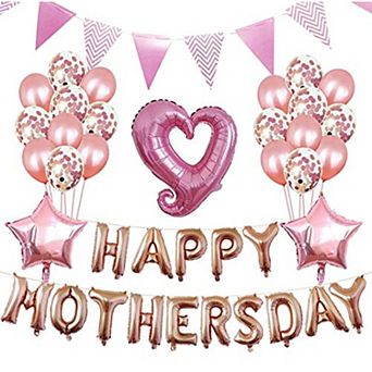 Pink Mother's Day Balloon Set