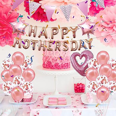 Pink Mother's Day Balloon Set