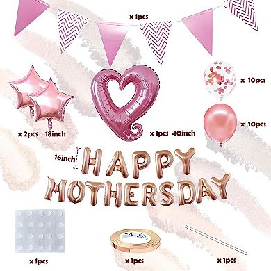 Pink Mother's Day Balloon Set