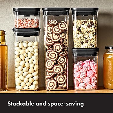 Good Grips 1.1 Qt POP Container - Matte Black