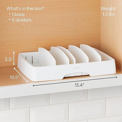 Lid Organizer with Dividers