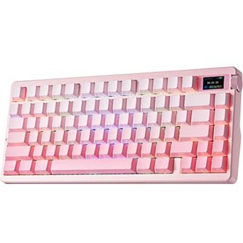 AULA Nova75 Wireless Mechanical Keyboard: 75% Gasket Mount, TFT Screen, 8000mAh