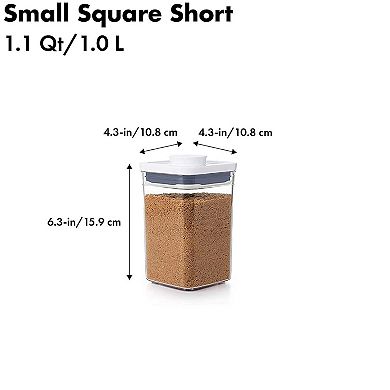 Small Square Airtight Set 4pk