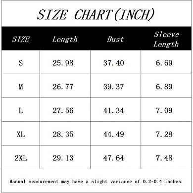 Women's Casual Lightweight V Neck Short Sleeve Chiffon Blouse