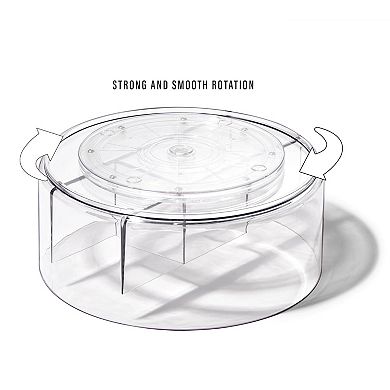 White 5-Section Rotating Organizer