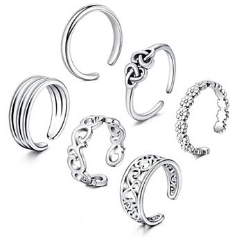 Summer Beach Adjustable Toe Rings