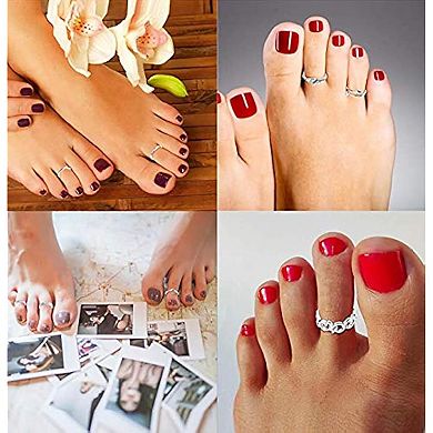 Summer Beach Adjustable Toe Rings