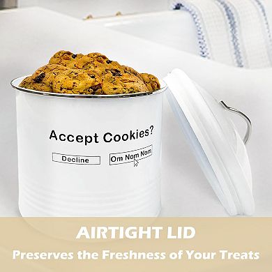 Vintage Airtight Cookie Jar