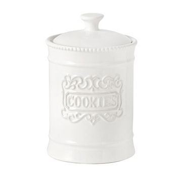 Vintage Ceramic Cookie Jar with Lid