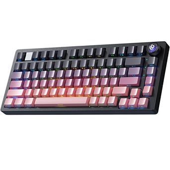 AULA LEOBOG Hi75C Pro: Aluminum 75% Mechanical Keyboard, Gasket Mount, Tri-Mode