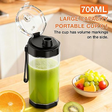 GVODE Personal Blender 24oz Portable USB-C Rechargeable, BPA-Free, Leakproof Lid & Sip Spout