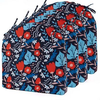 Peace Nest Water-Resistant Outdoor Seat Cushion, UV Oxford fabric, High-Density Foam, Set of 4