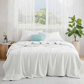 Peace Nest Reversible Seersucker Cooling Blanket