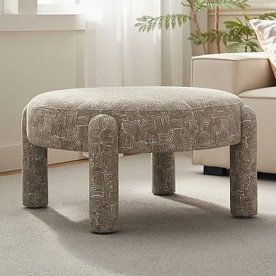 Modern Unique Design 32.3" W Upholstered Ottoman