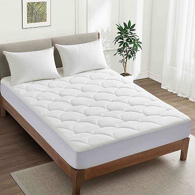 Peace Nest Cooling Nylon-Spandex Quilted Waterproof Mattress Pad Soft, Breathable & Secure Fit