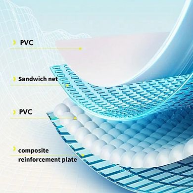 1.6m Non-Inflatable PVC Folding Pool, Summer Cooling Pool