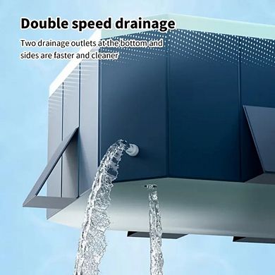 1.6m Non-Inflatable PVC Folding Pool, Summer Cooling Pool