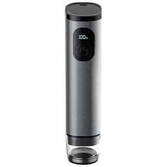 GVODE Metal Handheld Vacuum Sealer: Portable 60kPa Cordless Food Sealer with 30 Bags & Wine Stopper