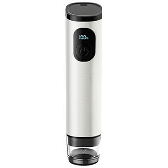 GVODE Metal Handheld Vacuum Sealer: Portable 60kPa Cordless Food Sealer with 30 Bags & Wine Stopper