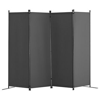 Portable Room Divider Privacy Screen With Wheels Freestanding Panel