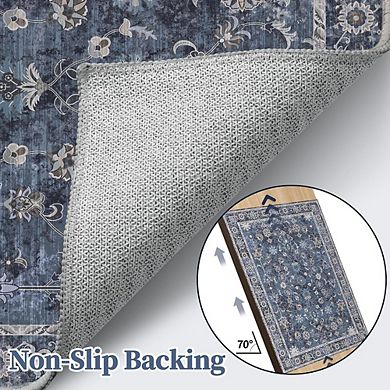 Area Rug Washable, Non-Slip, Soft