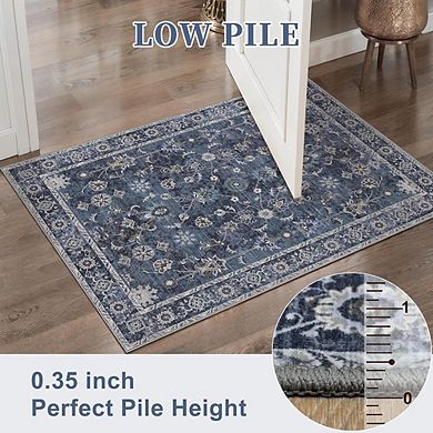 Area Rug Washable, Non-Slip, Soft