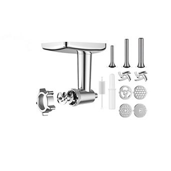 GVODE Meat Grinder Slicer Shredder Attachment for Stand Mixers, Metal Set