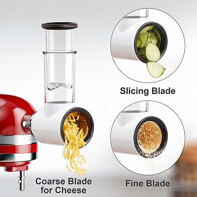 GVODE Meat Grinder Slicer Shredder Attachment for Stand Mixers, Metal Set