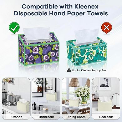 Wall Mounted Disposable Hand Towel Holder Waterproof Magnetic Switch for Bathroom Car Office
