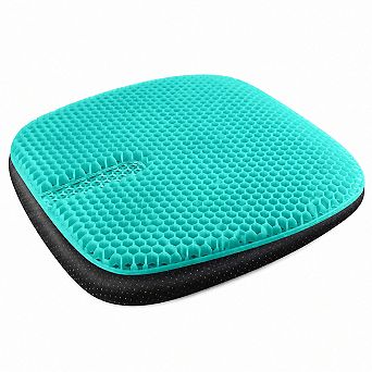 Gel Seat Cushion For Long Sitting Breathable Nonslip Cover Ergonomic Support Car Office Chairs