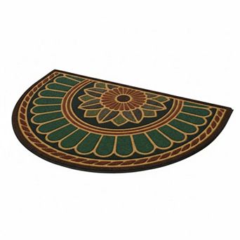 Swirl Style All Weather Outdoor Door Mat Grooved Surface Extra Grip Low Profile Easy Care