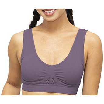 Wireless Sports Bra - Breathable Mesh, Seamless Removable Pads for Everyday Wear