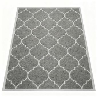 Door Mat 46x35 Inch Non-Slip PVC Waterproof Easy Clean Indoor Outdoor Entrance Garage High Traffic