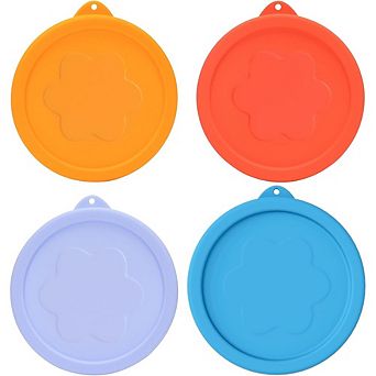 Silicone Storage Lid Set, 4-Pack, Microwave, Dishwasher & Freezer Safe