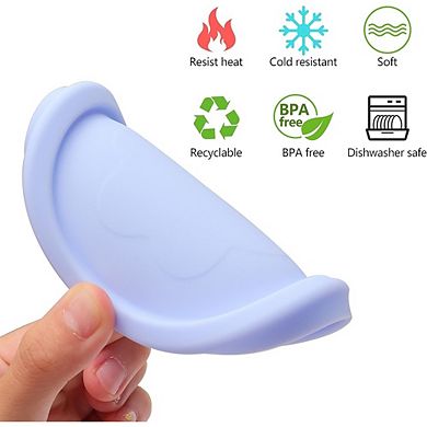 Silicone Storage Lid Set, 4-Pack, Microwave, Dishwasher & Freezer Safe