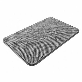 Dog Door Mat Muddy Paws Absorbent Dirt Trapper Non-slip Washable Chenille Indoor Entryway Carpet