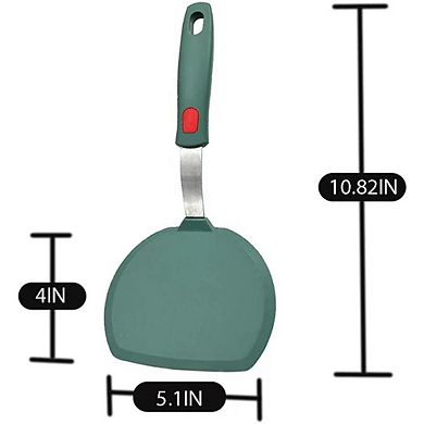 Silicone Pancake Spatula Turner, Heat Resistant Cooking & Baking Utensil