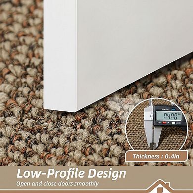 Dirt Trapper Non-Slip Washable Doormat Absorbent Low Profile Floor Mat