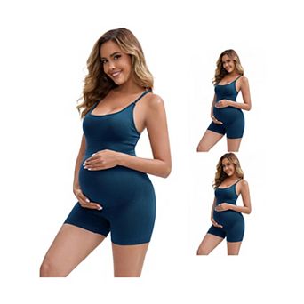 3 Packs Women's Push Up Tummy Control Hip-Lifting Shapewear U-Neck Cross Back Maternity Bodysuits