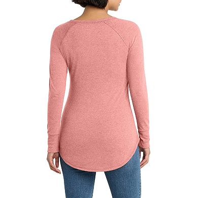 Women's Perfect Tri Comfortable Long Sleeve Tunic T-shirt for Everyday Wear