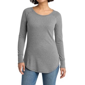 Women's Perfect Tri Comfortable Long Sleeve Tunic T-shirt for Everyday Wear