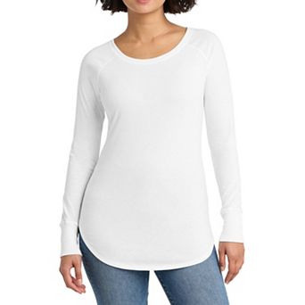 Women's Perfect Tri Comfortable Long Sleeve Tunic T-shirt for Everyday Wear