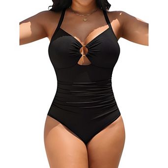 Slim Fit One Piece Bathing Suit