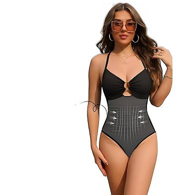 Slim Fit One Piece Bathing Suit