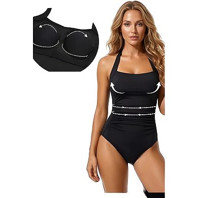 Flattering One Piece Swimsuit