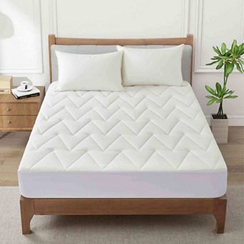 Peace Nest Cooling Nylon-Spandex Quilted Waterproof Mattress Pad Soft, Breathable & Supportive