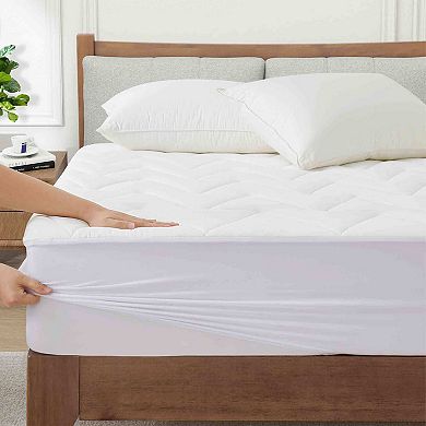 Peace Nest Cooling Nylon-Spandex Quilted Waterproof Mattress Pad Soft, Breathable & Supportive
