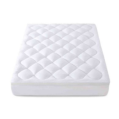 Peace Nest Diamond Quilted Ergonomic Mattress Pad Soft, Supportive, and Breathable