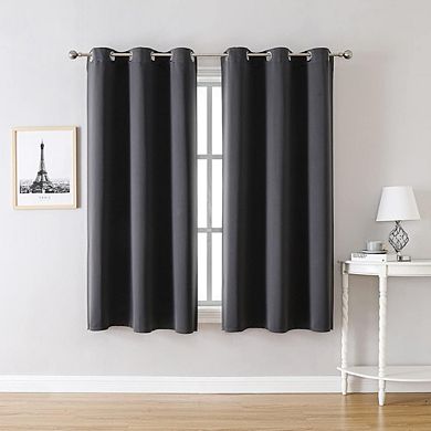 Grommet Blackout Curtains, Thermal Insulated Room Darkening Panels