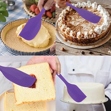 Silicone Spoon Spatula Set, Heat-Resistant, Non-Stick Seamless Scrapers